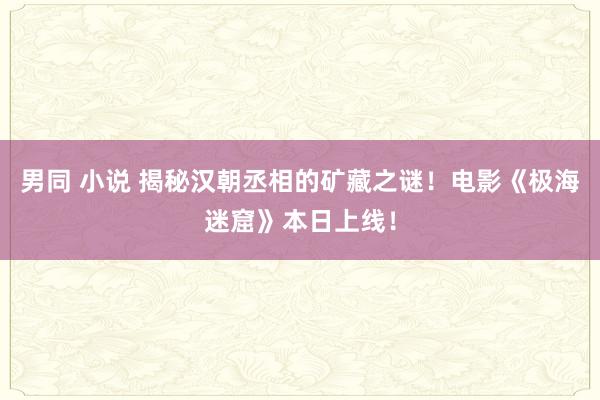 男同 小说 揭秘汉朝丞相的矿藏之谜！电影《极海迷窟》本日上线！